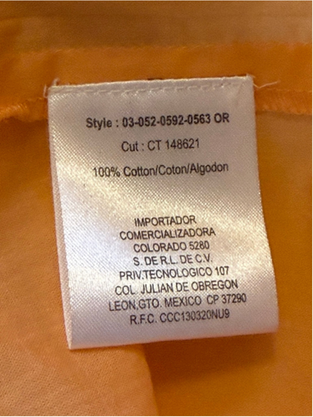 Roper Womens Orange Cotton Sleeveless Ruffle Western Blouse Sz Med NWT - Picture 5 of 7